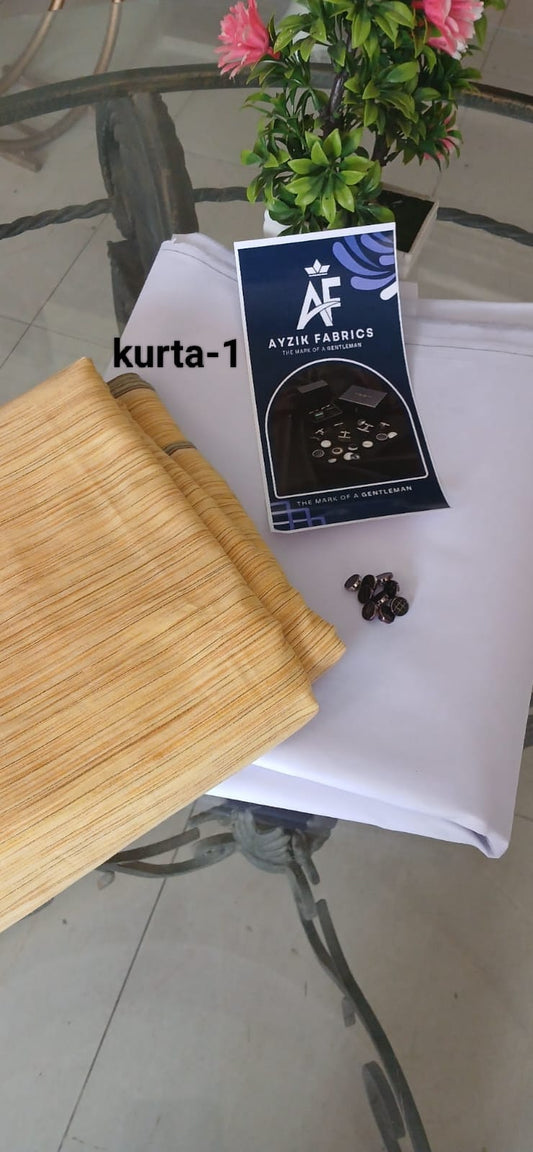 Royal Khaddi Lawn Kurta-1
